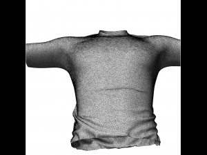 realistic t-shirt for men 3D 模型