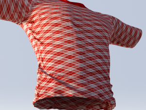 realistic t-shirt for men 3D 模型