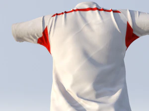 女性のためのリアルなTシャツ 3Dモデル