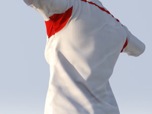 realistic t-shirt for women 3D Model