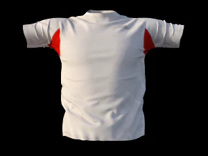 realistyczna koszulka męska Model 3D