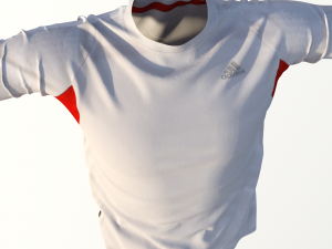 realistic t-shirt for men Modello 3D