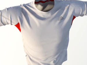 realistic t-shirt for men 3D Model