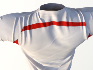 realistic t-shirt for men 3D Model