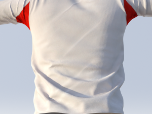 realistic t-shirt for men Modello 3D