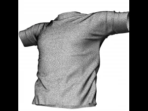 realistic t-shirt for men 3D Model