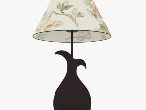 table lamp rose 3D Model