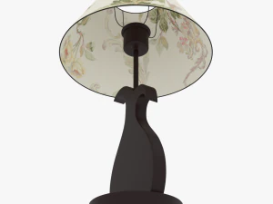 table lamp rose 3D Model
