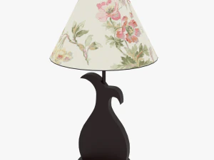 table lamp rose 3D Model