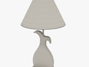 table lamp rose Modèle 3D