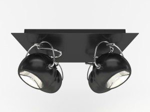 lamp ideal lux lunare Model 3D