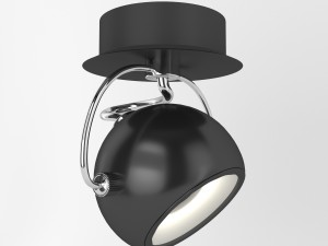 lamp ideal lux lunare Model 3D