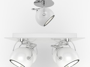 lamp ideal lux lunare Model 3D