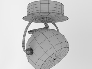 lamp ideal lux lunare Model 3D