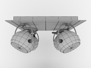 lamp ideal lux lunare Model 3D