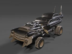 mad max fury road - gigahorse car 3D Model