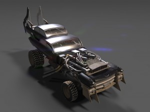 mad max fury road - gigahorse car Modelo 3D