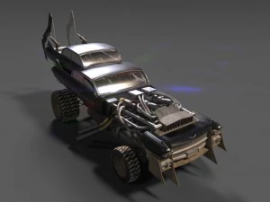 mad max fury road - gigahorse car 3D Model