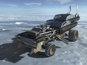 mad max fury road - gigahorse car 3D Model
