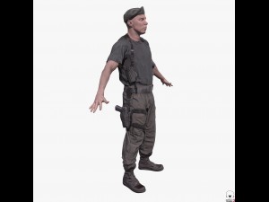 soldier 3D Model