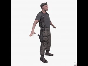 soldier 3D Model