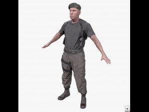soldier 3D Model