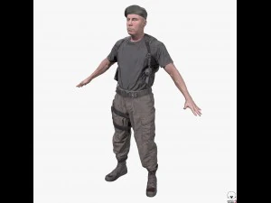 soldier 3D Model