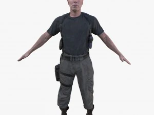 soldier 3D Model