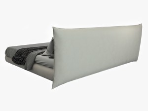 beige bed 3D Model