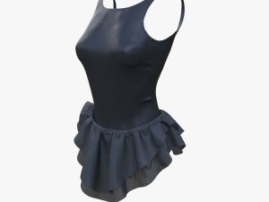 black dress Model 3D