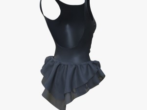 black dress Model 3D