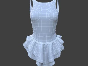 black dress 3D Model
