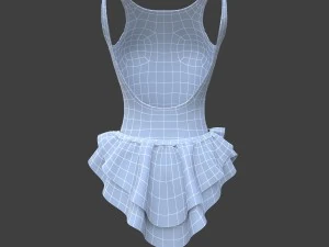 black dress 3D Model