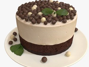 mousse cake 3D Model