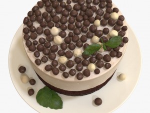 mousse cake 3D 模型