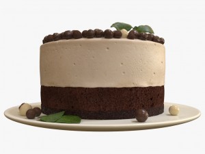 mousse cake 3D 模型