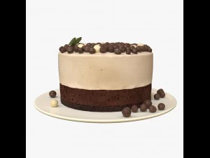 mousse cake 3D Model