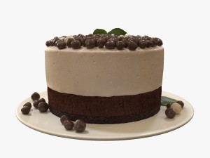 mousse cake 3D 模型