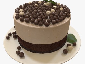 mousse cake 3D 模型