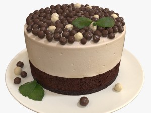 mousse cake 3D 模型