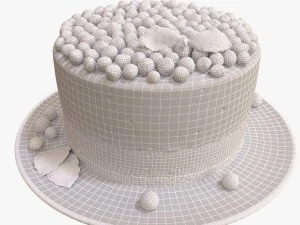 mousse cake 3D Model