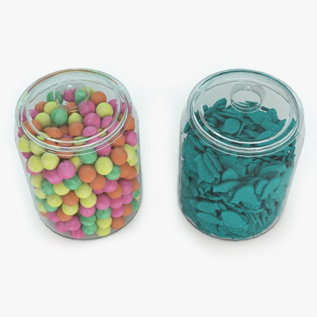 candies 3D Model .c4d .max .obj .3ds .fbx .stl .blend 