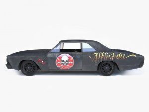 old black car Model 3D