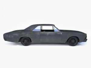 old black car Model 3D