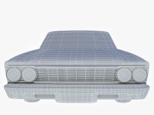 old black car Model 3D