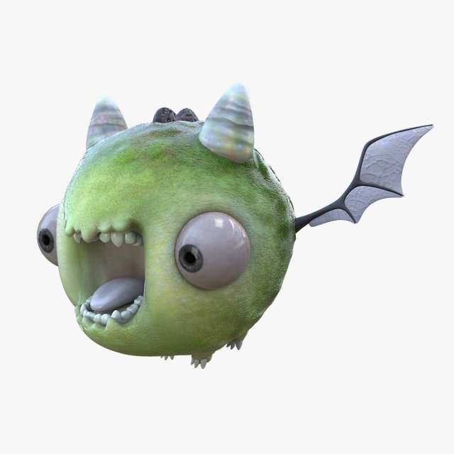 toy monster Modelo 3D .c4d .max .obj .3ds .fbx .stl .blend 