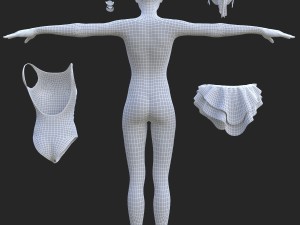 girl Modello 3D