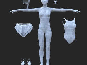 girl Modello 3D