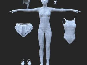 girl 3D Model