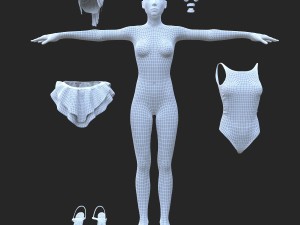 girl Modello 3D